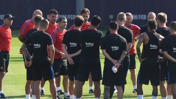 17/07/17 ENTRENAMIENTO DEL BARCELONA
 CHARLA Ernesto Valverde
 GRUPO