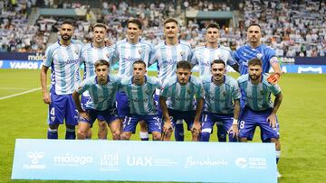 Un once del Málaga.
