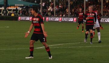 Chicharito, en la Florida Cup ante Santa Fe.