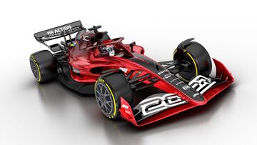 Este es el aspecto del nuevo F1 diseñado para 2021.