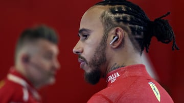 Lewis Hamilton, antes de la clasificación del GP de Abu Dhabi.