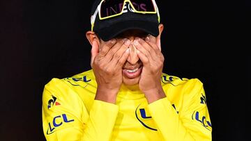 Egan Bernal llora en el podio y as&iacute; fue el camino para forjar su Tour de Francia