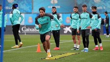 07/04/21 ESPANYOL ENTRENAMIENTO
 LEANDRO CABRERA