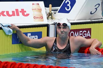 Katie Ledecky se queda sin su récord.