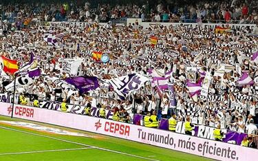 Grada Joven del Madrid: huelga de animación durante 5 minutos