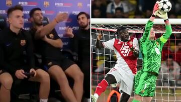 El clip de Luis Suárez ‘atizando’ a Ter Stegen que es la comidilla del barcelonismo en redes después de lo de ayer