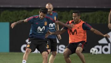 08/06/18 MUNDIAL RUSIA 2018 CONCENTRACION KRASNODAR SELECCION ESPAÑOLA ESPAÑA ENTRENAMIENTO ISCO THIAGO