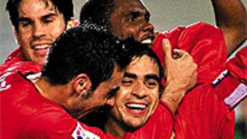 <B>FELICIDAD</B>. El Mallorca quiere prolongar el estado de euforia que le da ser finalista en la Copa.