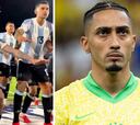 La mofa de los jugadores de Argentina a Raphinha nada más pitar: dolerá al culé