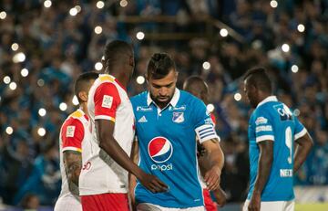 Partido de ida de la Final Liga Águila 2017-II en el estadio El Campín. Millonarios ganó 1-0 a Santa Fe.