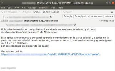 No te van a subir el sueldo como dice ese email: Vuelve el troyano Emotet