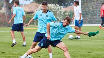 Javi López y Víctor Sánchez.