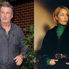 Alec Baldwin, muy criticado por arrastrar a Gillian Anderson a la polémica de su mujer