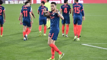 Ocampos celebra su gol ante el Almer&iacute;a. 