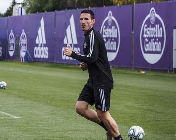 VALLADOLID. 11/05/20.
San Emeterio, primer entrenamiento tras el parón.