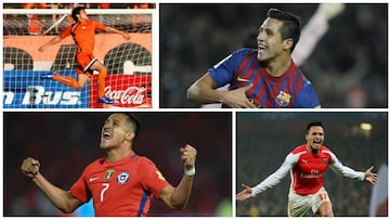 Los datos imperdibles de los 600 partidos de Alexis Sánchez