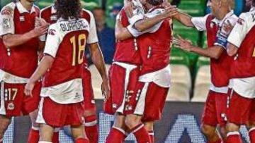 <b>CON GOL. </b>El equipo que ganó en el Ruiz de Lopera mantuvo la puerta a cero y anotó tres goles, algo que no pasaba desde el año pasado.