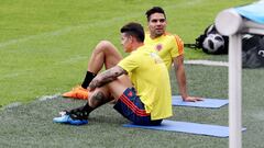 James y Falcao, jugadores de la Selecci&oacute;n
 
 
 