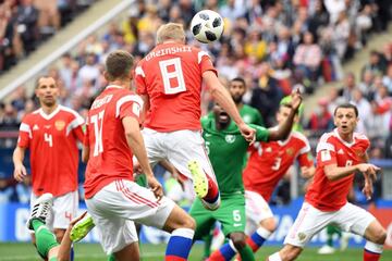 Gazinskiy anotó el 1-0.