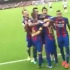 Neymar provocó e insultó al público antes del botellazo