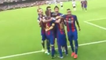 Neymar provocó e insultó al público antes del botellazo