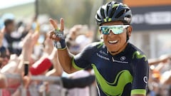 Nairo y su emotivo encuentro con un fan venezolano