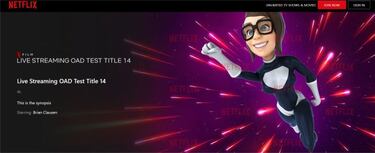 Netflix ya está probando la transmisión de contenidos en directo