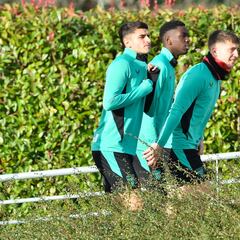 Guruzeta e Iñaki Williams dosifican en Lezama