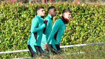 Guruzeta e Iñaki Williams dosifican en Lezama