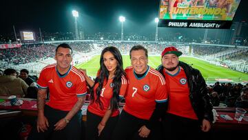 La especial noche de Esteban Paredes junto a Pamela Díaz en el Monumental