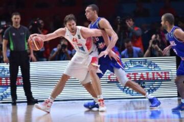 Rudy Gobert y Pau Gasol 