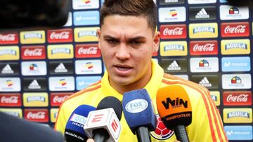 Juan Fernando Quintero, jugador de la Selecci&oacute;n Colombia