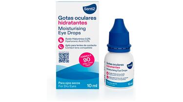 Alivia los ojos secos con estas gotas hidratantes de ácido hialurónico
