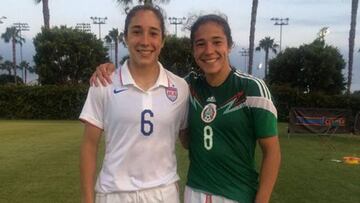 Sabrina y Mónica Flores con las diferentes selecciones.