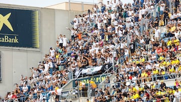 Afición del Ceuta en Cádiz.