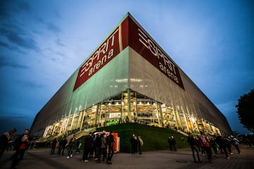 El Esprit-Arena donde juega el Fortuna Düsseldorf.