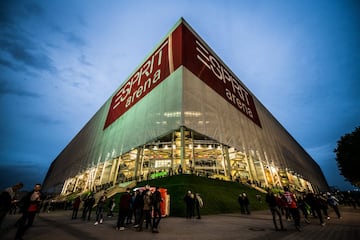 El  Esprit-Arena donde juega el Fortuna Düsseldorf.    