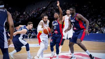 Ricky Rubio supera a Albicy.