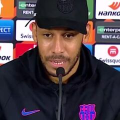Aubameyang: "Sabemos lo que tenemos que hacer para ganar"