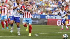 &Aacute;lex L&oacute;pez, frente al Zaragoza.