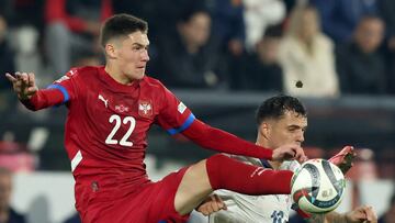 Andrija Maksimovic, ante Suiza.