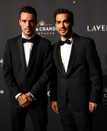 Roberto Bautista y Fabio Fognini. 