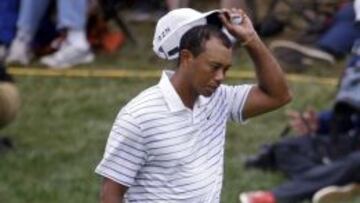 Tiger Woods en la segunda ronda del PGA Championship