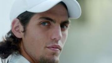 Larrivey, en su etapa en Huracán.