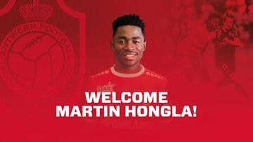 Martin Hongla, nuevo jugador del Royal Antwerp de Bélgica