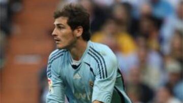 Iker Casillas con el Real Madrid