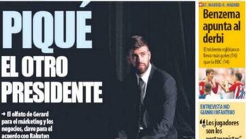 La prensa de Barcelona ya ve a Piqué presidente