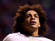 Soccer Football - Liga MX - Cruz Azul v Pumas UNAM - Estadio Cuauhtemoc, Puebla, Mexico - November 8, 2025 Pumas UNAM's Adalberto Carrasquilla REUTERS/Henry Romero