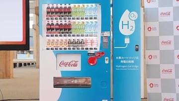 Coca-Cola reinventa su fórmula de venta con un prototipo japonés basado en cartuchos de hidrógeno