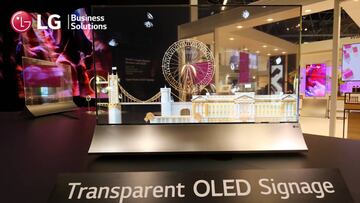 LG avanza la TV del futuro: transparente, flexible y sin bordes